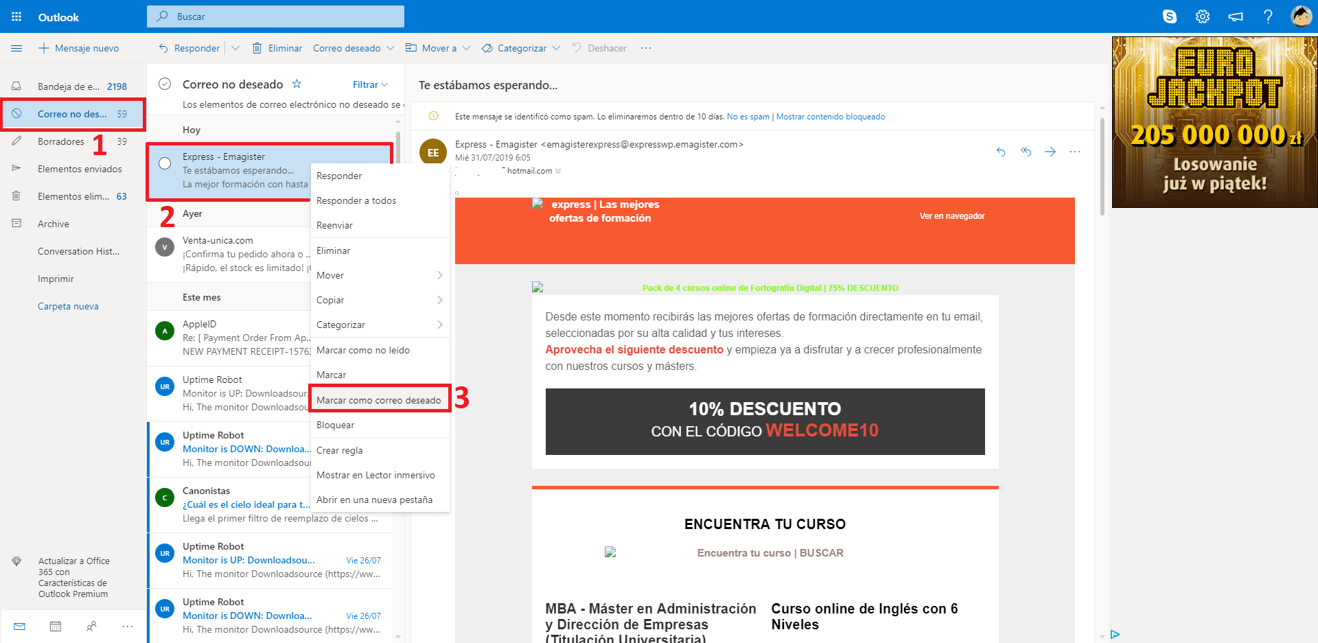 Outlook No Recibe Ni Envia Correos Outlook no recibe ni envía correos electrónicos.